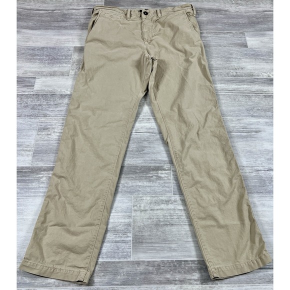 American Eagle Next Level Flex Original Straight Chino Pants Men's 32X34 Beige‎ - Picture 1 of 11